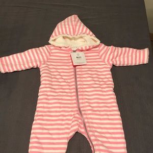 Hanna Anderson Two in one reversible baby bunting